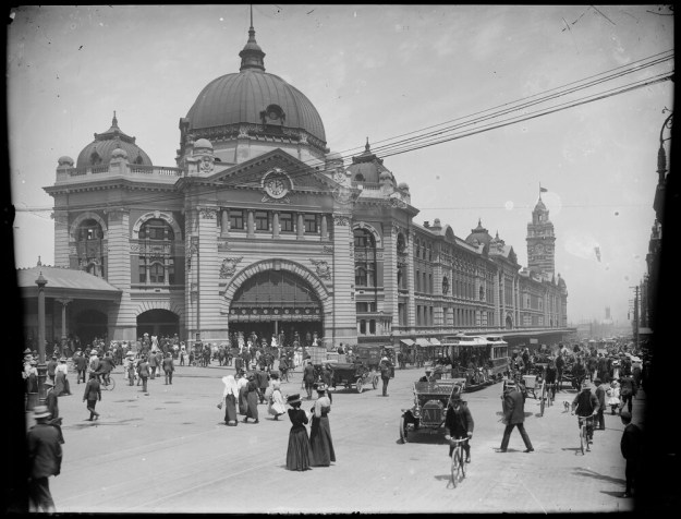 Flinders Street Station about 1910