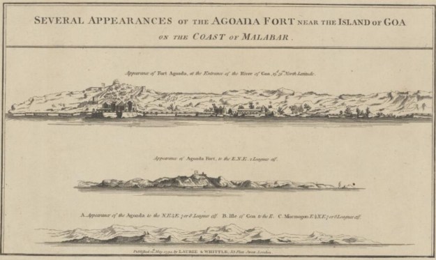 Fort Aguada, Goa, 1794