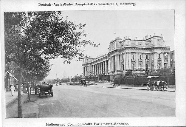 Melbourne Parliament about 1910