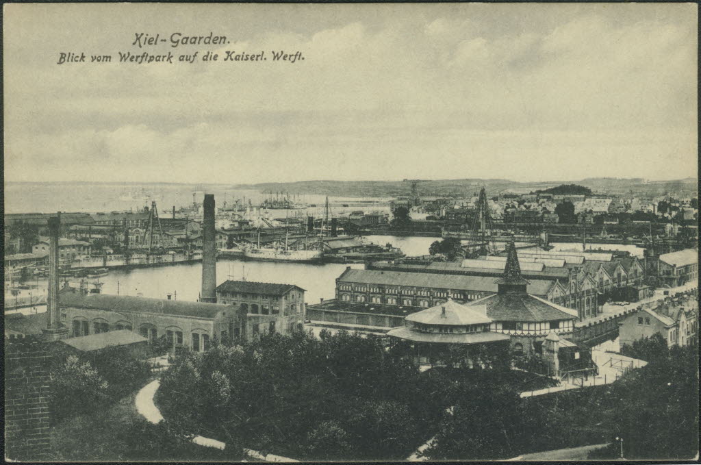 Kiel Gaarden Kaiserliche Werft 1902