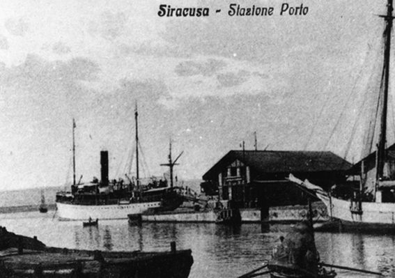 Siracusa Hafen 1900