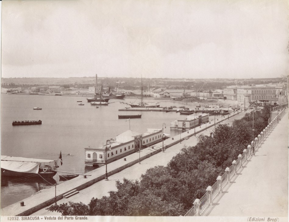 Syrakus Hafen um 1900