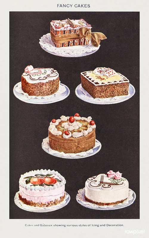 fancy cakes 1923