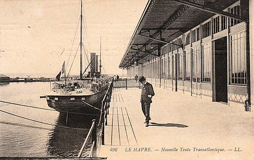 Le Havre, Transatlantikpier, ca. 1900-1910;