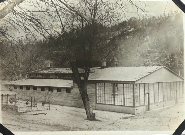 Mountain Park Hotel, Badehaus, Foto aus dem Album von Julius Hagenah, 1917/1918; Aufnahme in Privatbesitz, mit freundlicher Genehmigung der Familie