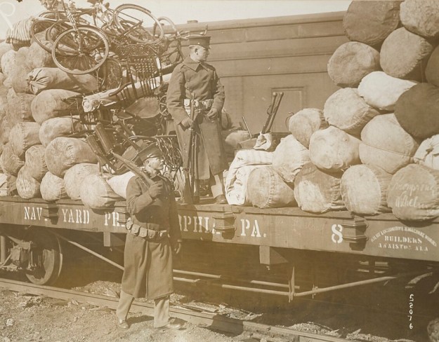 baggage of German sailors transported to Fort Oglethorpe 1917